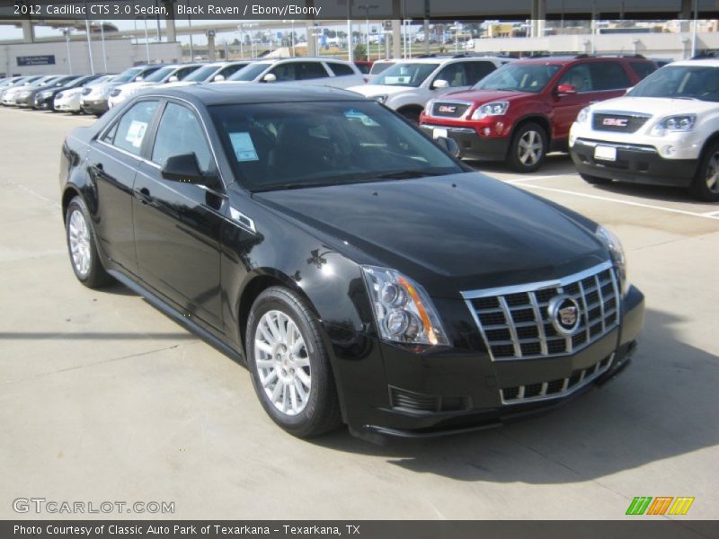 Front 3/4 View of 2012 CTS 3.0 Sedan