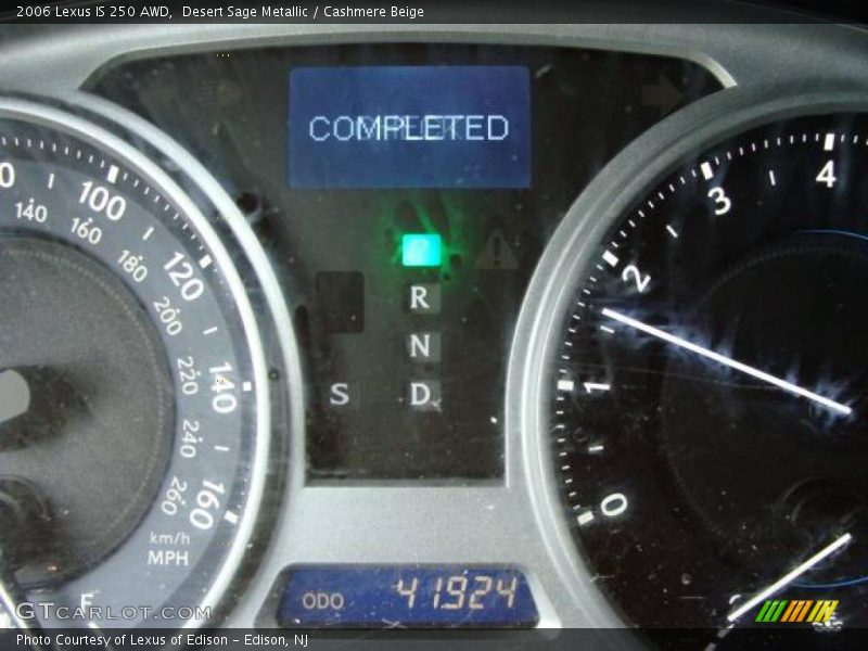 Desert Sage Metallic / Cashmere Beige 2006 Lexus IS 250 AWD