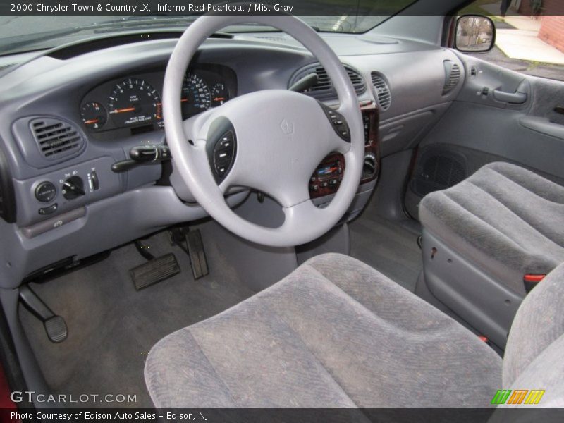 Mist Gray Interior - 2000 Town & Country LX 