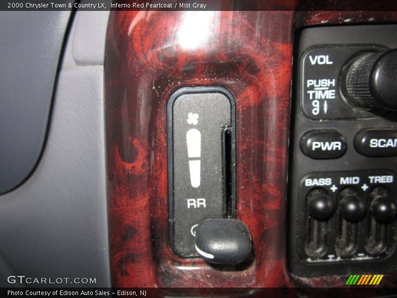 Inferno Red Pearlcoat / Mist Gray 2000 Chrysler Town & Country LX