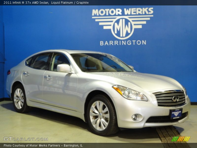 Liquid Platinum / Graphite 2011 Infiniti M 37x AWD Sedan