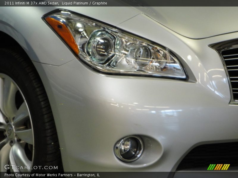 Liquid Platinum / Graphite 2011 Infiniti M 37x AWD Sedan