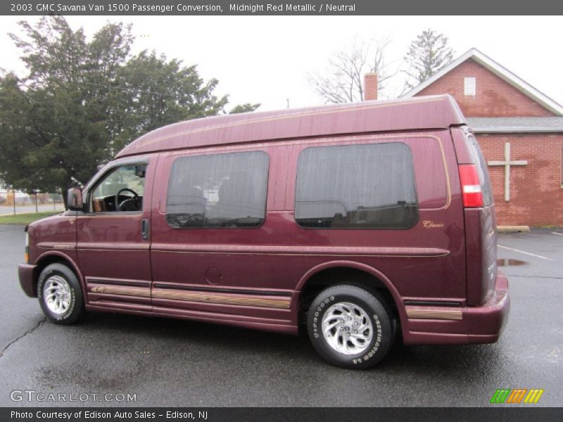Midnight Red Metallic / Neutral 2003 GMC Savana Van 1500 Passenger Conversion