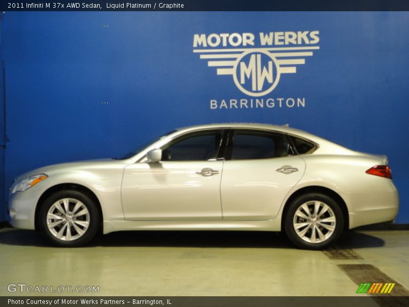 Liquid Platinum / Graphite 2011 Infiniti M 37x AWD Sedan