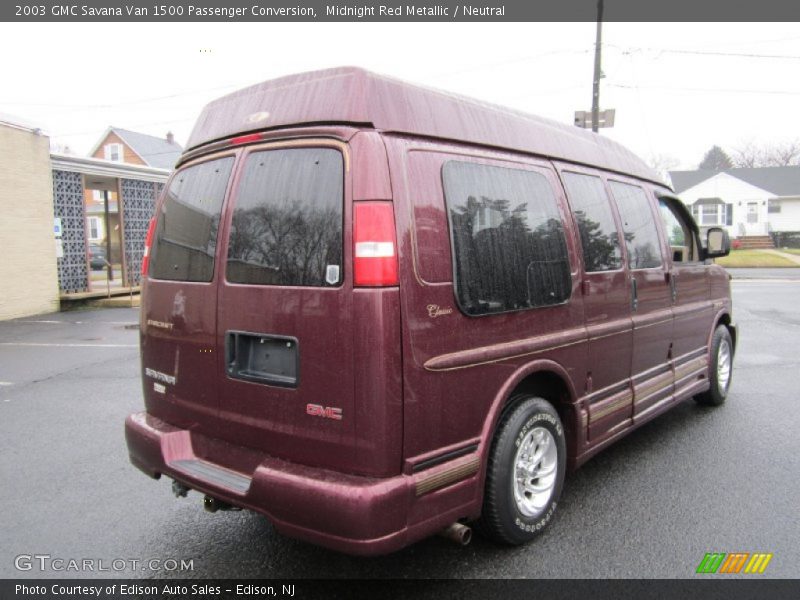 Midnight Red Metallic / Neutral 2003 GMC Savana Van 1500 Passenger Conversion