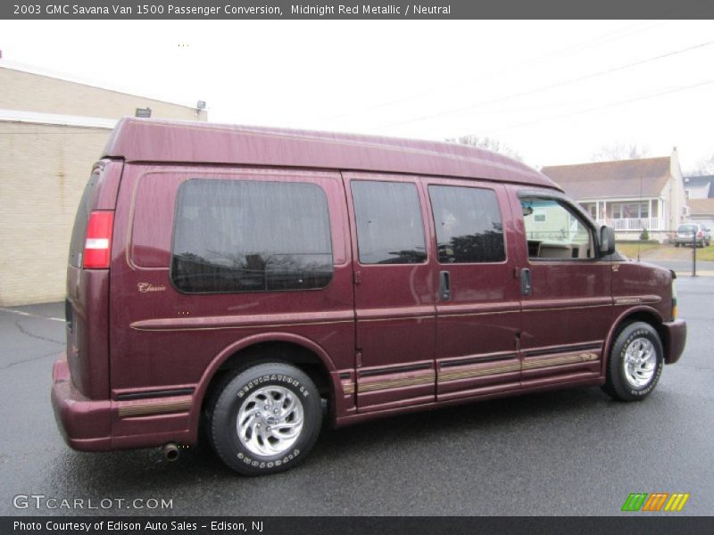 Midnight Red Metallic / Neutral 2003 GMC Savana Van 1500 Passenger Conversion