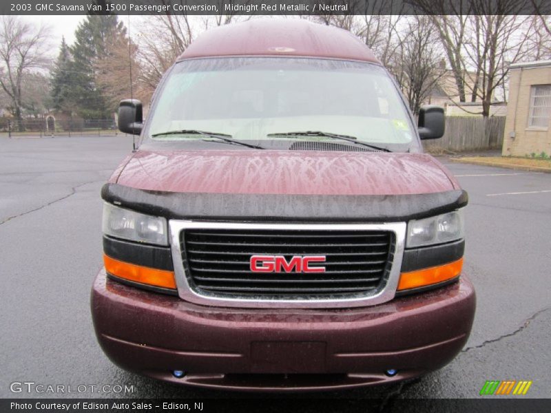 Midnight Red Metallic / Neutral 2003 GMC Savana Van 1500 Passenger Conversion