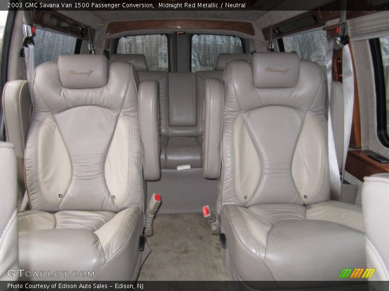 Rear Seat of 2003 Savana Van 1500 Passenger Conversion