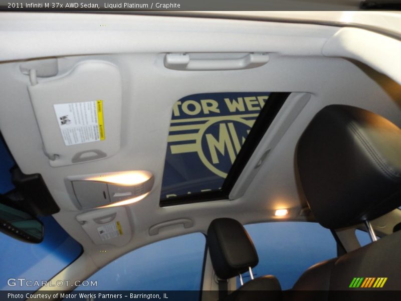 Liquid Platinum / Graphite 2011 Infiniti M 37x AWD Sedan