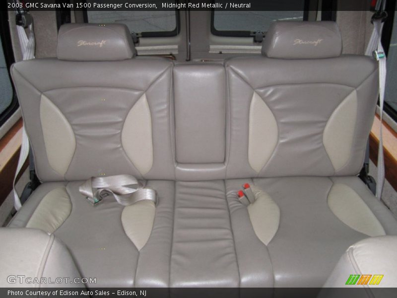 Rear Seat of 2003 Savana Van 1500 Passenger Conversion