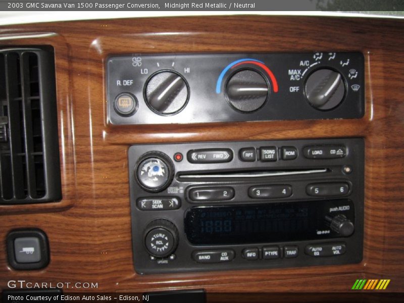 Midnight Red Metallic / Neutral 2003 GMC Savana Van 1500 Passenger Conversion
