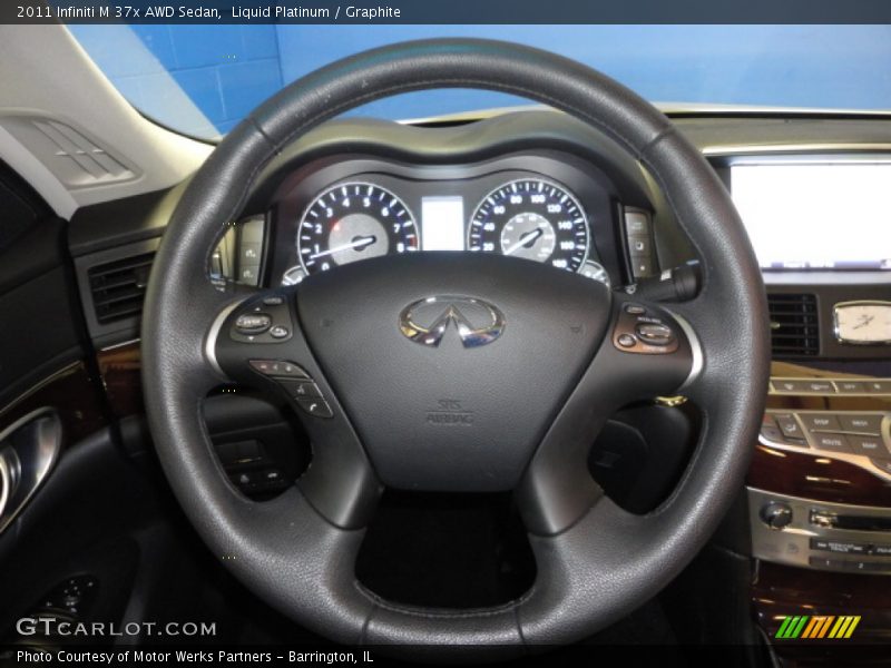 Liquid Platinum / Graphite 2011 Infiniti M 37x AWD Sedan