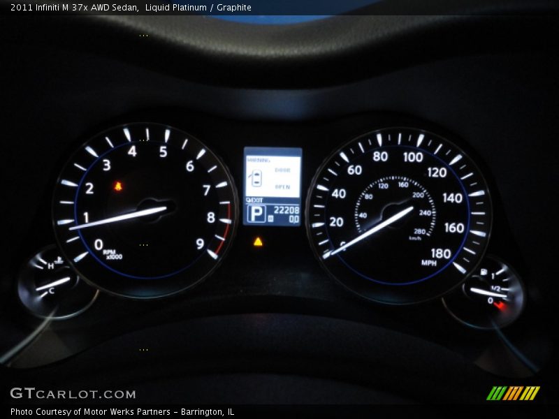 Liquid Platinum / Graphite 2011 Infiniti M 37x AWD Sedan
