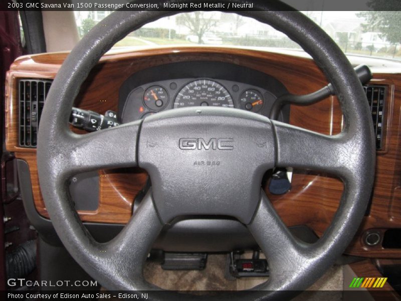 Midnight Red Metallic / Neutral 2003 GMC Savana Van 1500 Passenger Conversion