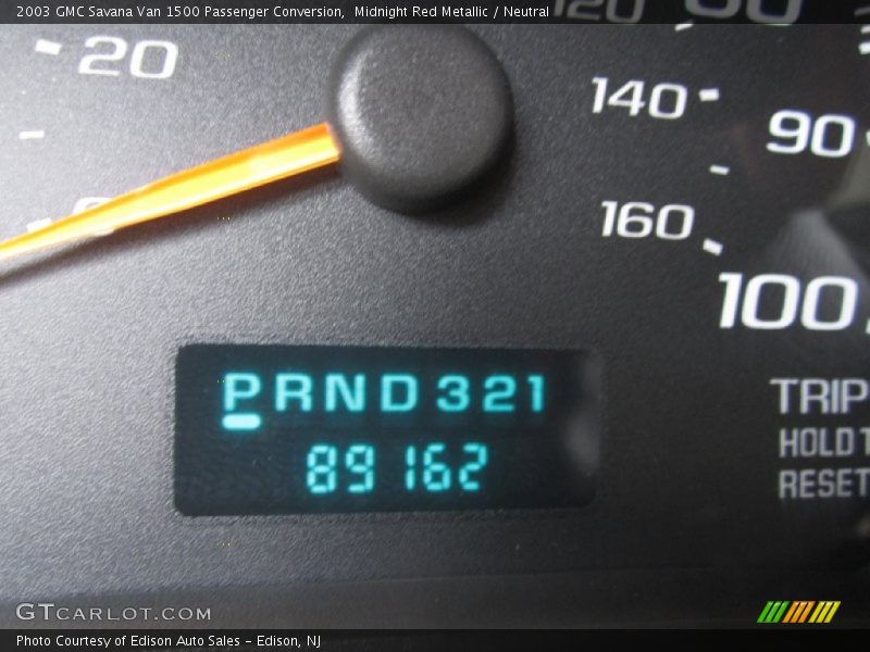 Midnight Red Metallic / Neutral 2003 GMC Savana Van 1500 Passenger Conversion