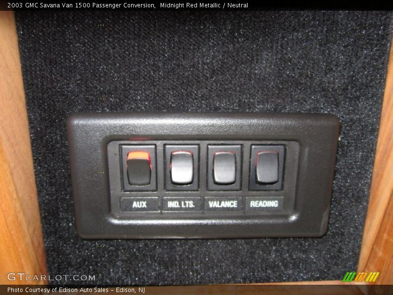 Midnight Red Metallic / Neutral 2003 GMC Savana Van 1500 Passenger Conversion