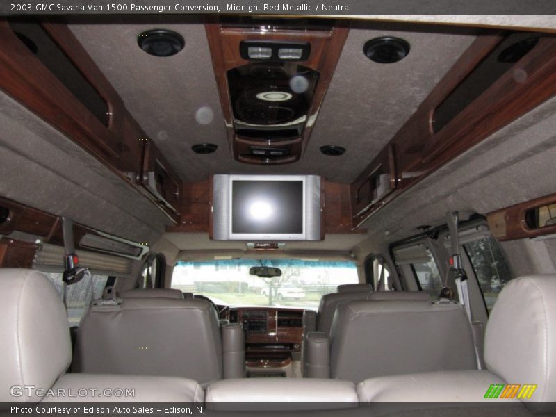 Midnight Red Metallic / Neutral 2003 GMC Savana Van 1500 Passenger Conversion