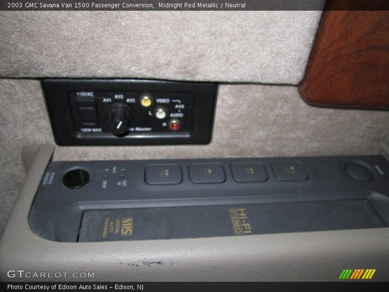 Midnight Red Metallic / Neutral 2003 GMC Savana Van 1500 Passenger Conversion