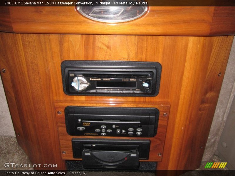 Midnight Red Metallic / Neutral 2003 GMC Savana Van 1500 Passenger Conversion