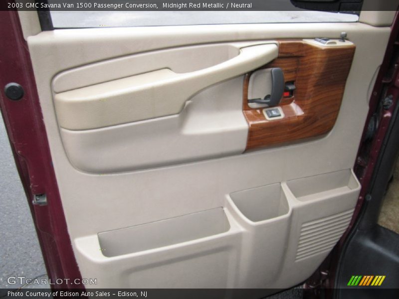 Midnight Red Metallic / Neutral 2003 GMC Savana Van 1500 Passenger Conversion