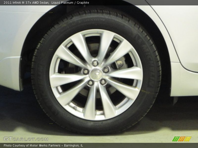 Liquid Platinum / Graphite 2011 Infiniti M 37x AWD Sedan