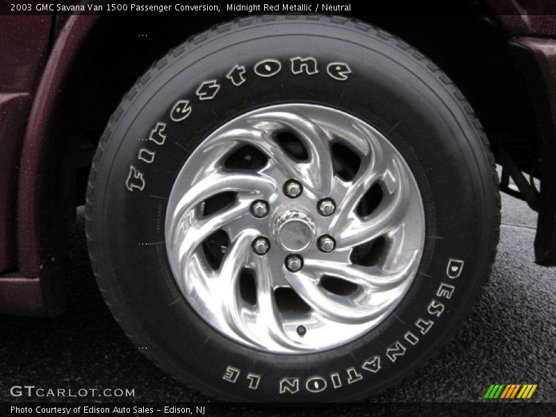 Midnight Red Metallic / Neutral 2003 GMC Savana Van 1500 Passenger Conversion