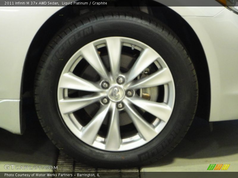 Liquid Platinum / Graphite 2011 Infiniti M 37x AWD Sedan