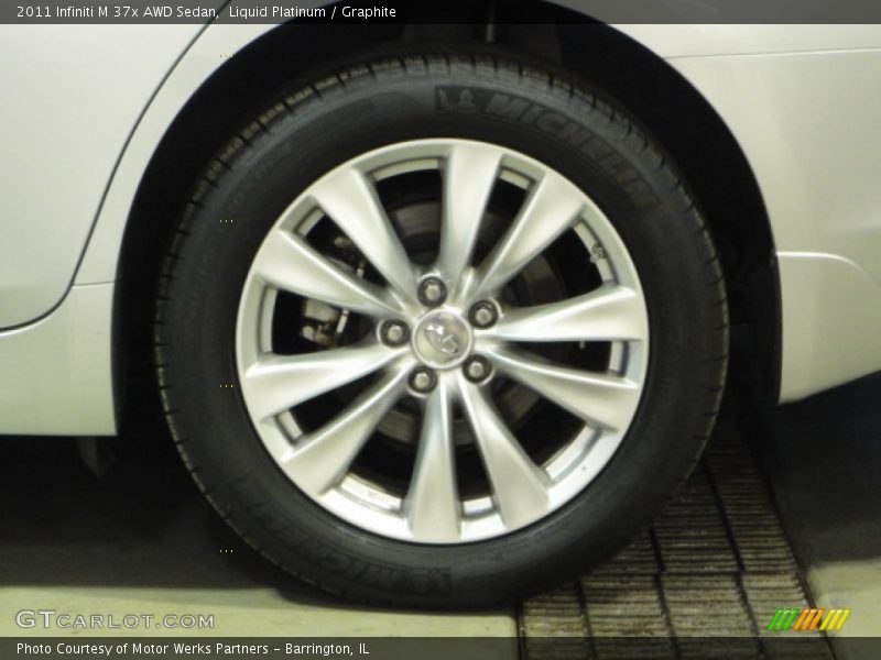 Liquid Platinum / Graphite 2011 Infiniti M 37x AWD Sedan