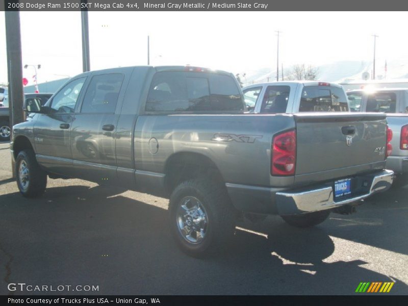 Mineral Gray Metallic / Medium Slate Gray 2008 Dodge Ram 1500 SXT Mega Cab 4x4