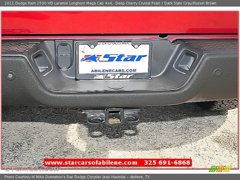 Deep Cherry Crystal Pearl / Dark Slate Gray/Russet Brown 2011 Dodge Ram 2500 HD Laramie Longhorn Mega Cab 4x4