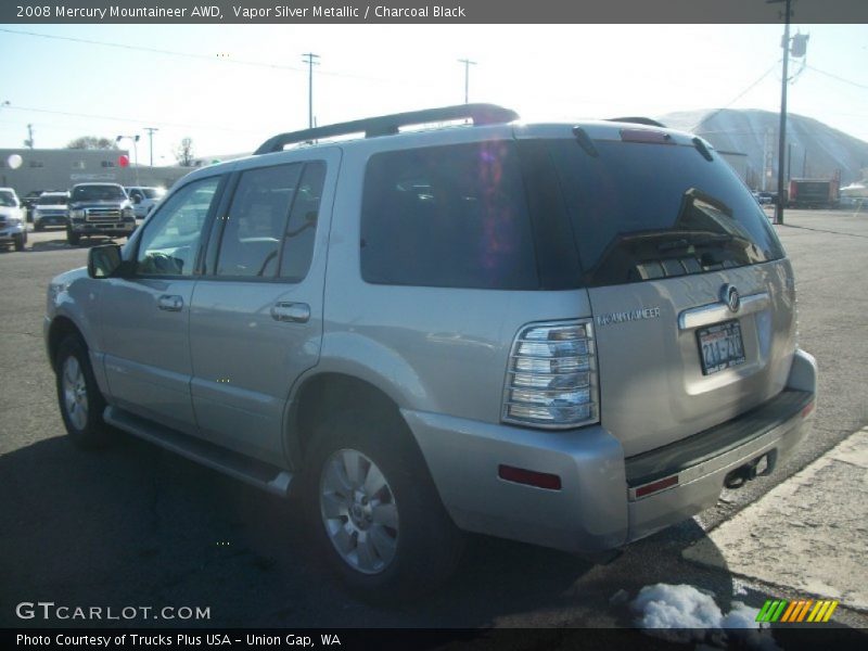 Vapor Silver Metallic / Charcoal Black 2008 Mercury Mountaineer AWD