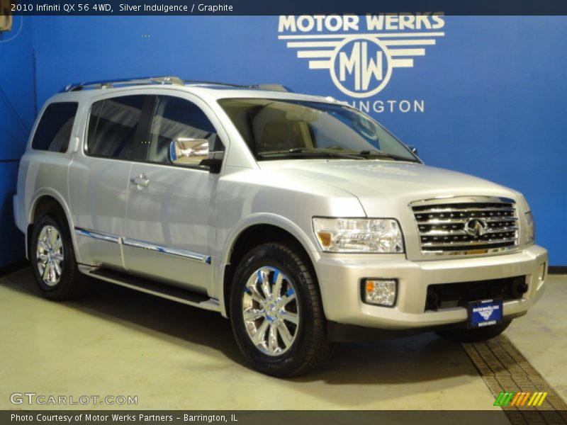 Silver Indulgence / Graphite 2010 Infiniti QX 56 4WD