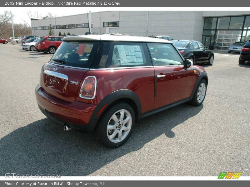 Nightfire Red Metallic / Black/Grey 2009 Mini Cooper Hardtop