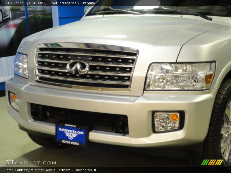 Silver Indulgence / Graphite 2010 Infiniti QX 56 4WD