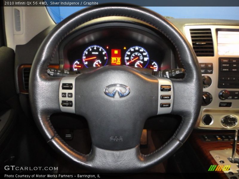 Silver Indulgence / Graphite 2010 Infiniti QX 56 4WD