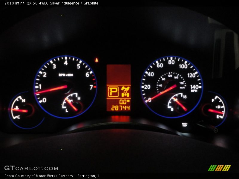 Silver Indulgence / Graphite 2010 Infiniti QX 56 4WD
