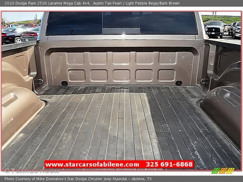 Austin Tan Pearl / Light Pebble Beige/Bark Brown 2010 Dodge Ram 2500 Laramie Mega Cab 4x4