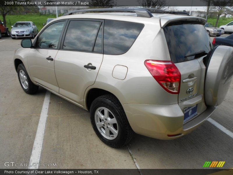 Savannah Metallic / Taupe 2008 Toyota RAV4 I4