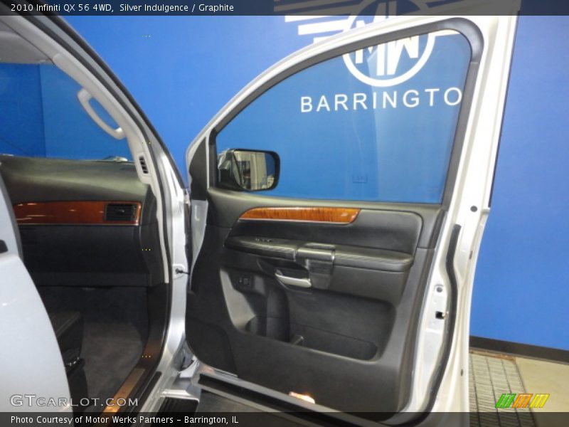 Silver Indulgence / Graphite 2010 Infiniti QX 56 4WD
