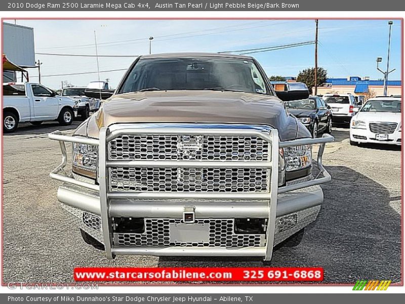 Austin Tan Pearl / Light Pebble Beige/Bark Brown 2010 Dodge Ram 2500 Laramie Mega Cab 4x4