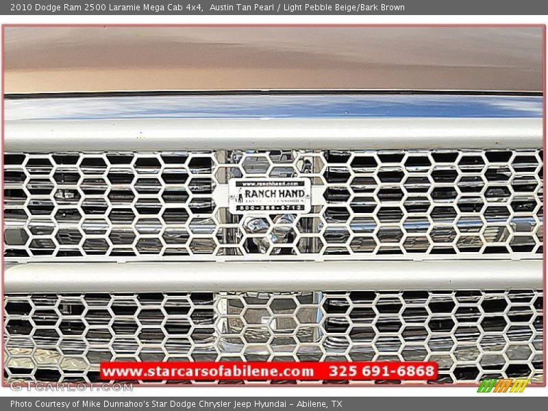 Austin Tan Pearl / Light Pebble Beige/Bark Brown 2010 Dodge Ram 2500 Laramie Mega Cab 4x4