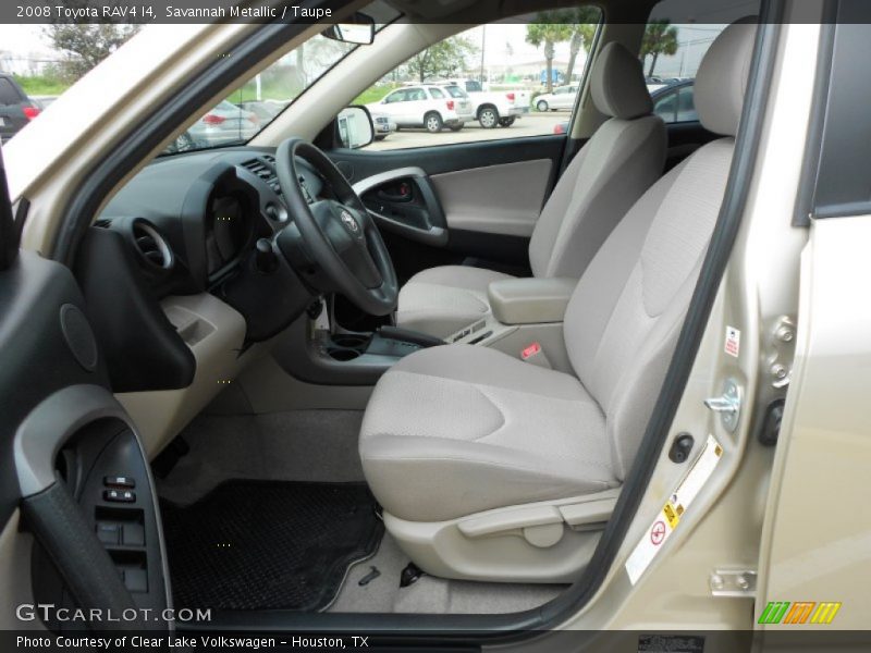  2008 RAV4 I4 Taupe Interior