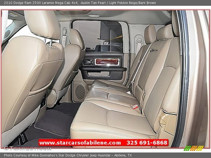 Austin Tan Pearl / Light Pebble Beige/Bark Brown 2010 Dodge Ram 2500 Laramie Mega Cab 4x4