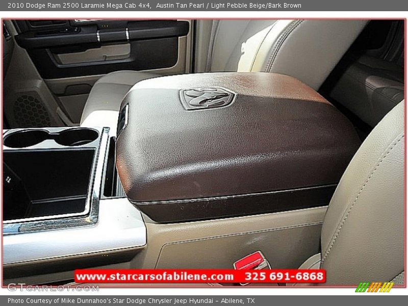 Austin Tan Pearl / Light Pebble Beige/Bark Brown 2010 Dodge Ram 2500 Laramie Mega Cab 4x4