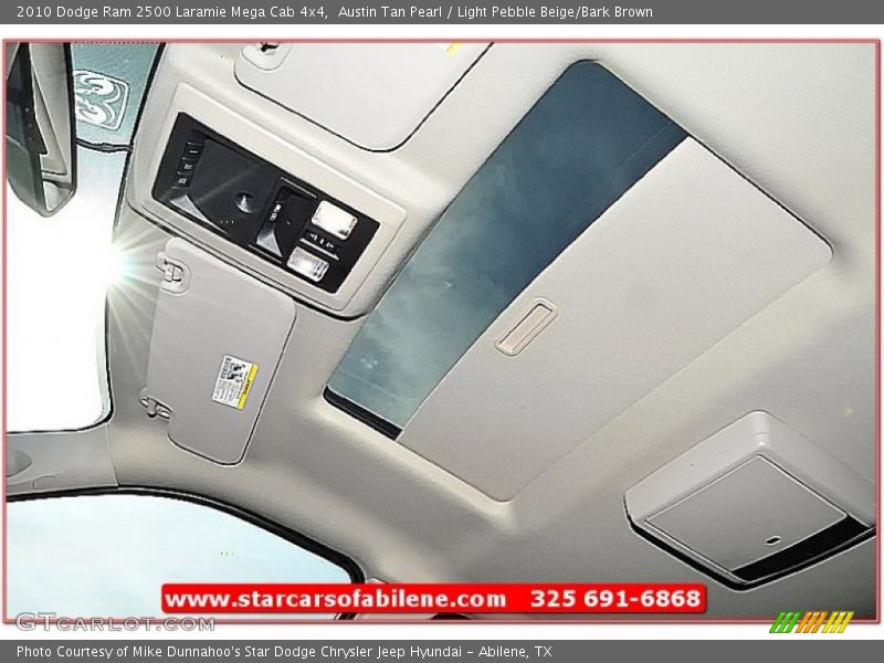 Austin Tan Pearl / Light Pebble Beige/Bark Brown 2010 Dodge Ram 2500 Laramie Mega Cab 4x4