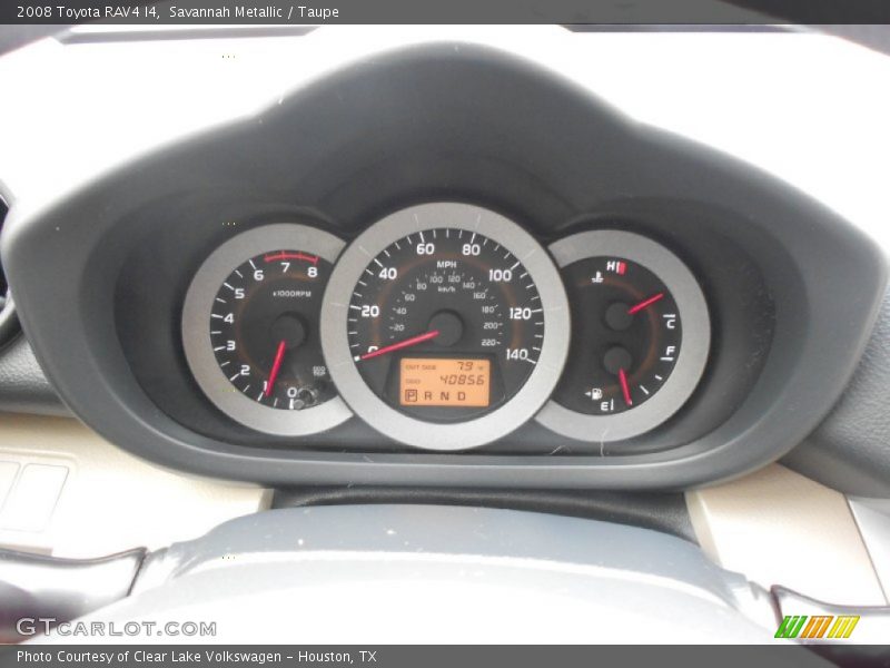  2008 RAV4 I4 I4 Gauges