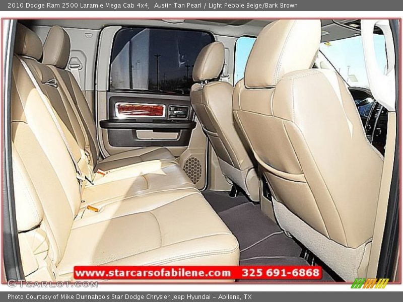 Austin Tan Pearl / Light Pebble Beige/Bark Brown 2010 Dodge Ram 2500 Laramie Mega Cab 4x4