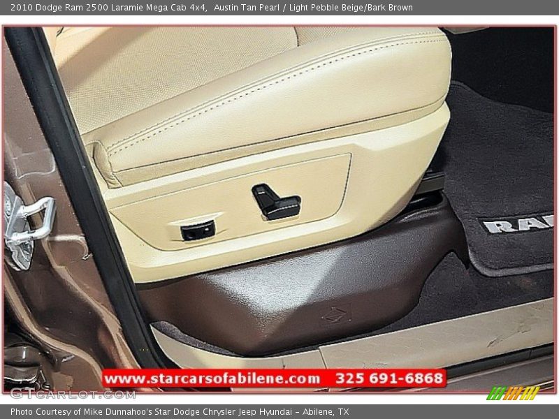 Austin Tan Pearl / Light Pebble Beige/Bark Brown 2010 Dodge Ram 2500 Laramie Mega Cab 4x4