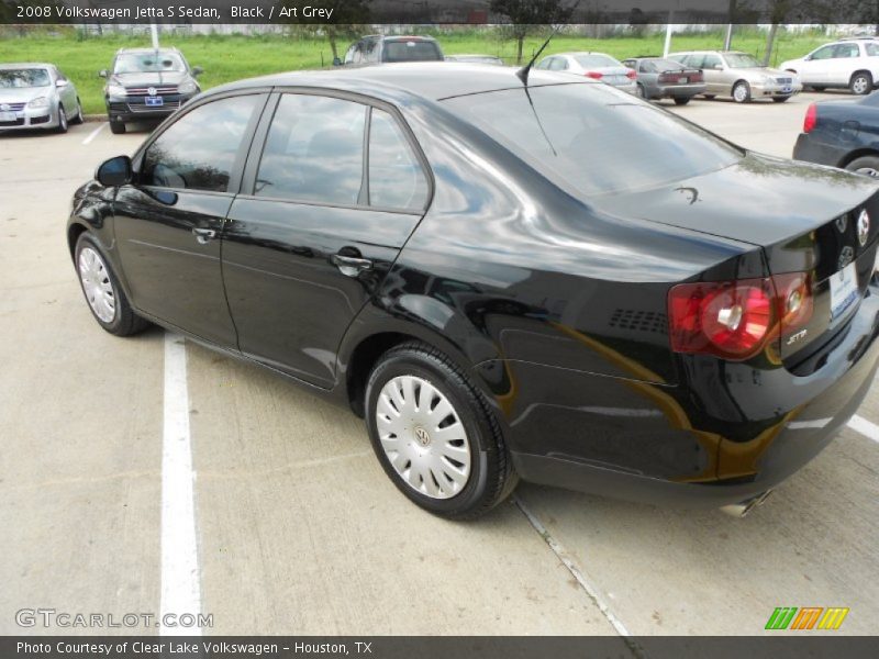 Black / Art Grey 2008 Volkswagen Jetta S Sedan