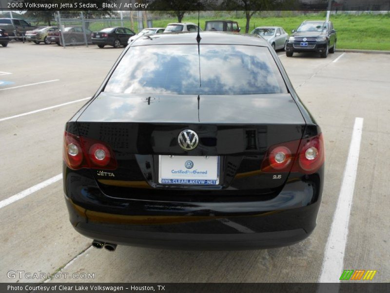 Black / Art Grey 2008 Volkswagen Jetta S Sedan